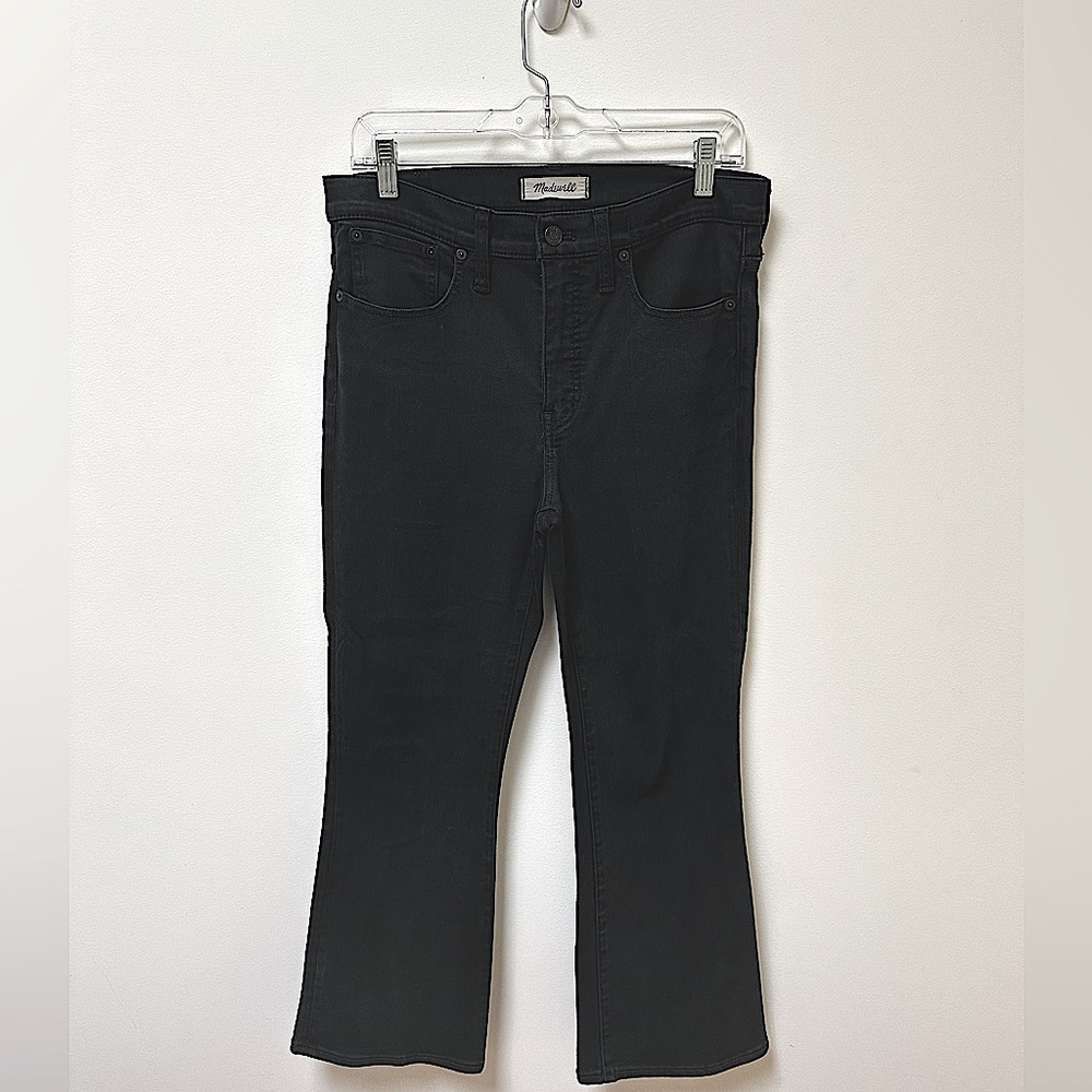 Madewell Cali Demi-Boot cut, Black, size 29